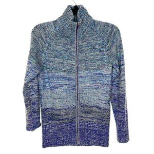 Eddie Bauer Cotton Blend Full Zip Sweater, Winter Warm Comfort, Women's Size M